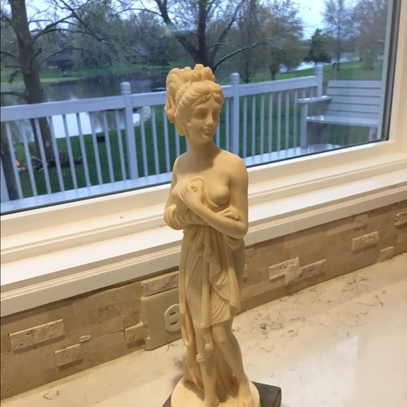 Women Status on Marble Base